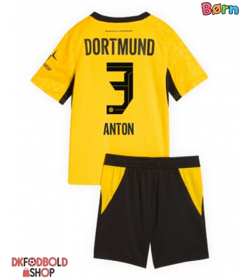 Borussia Dortmund Waldemar Anton #3 Hjemmebanesæt Børn 2026-27 Kort ærmer (+ korte bukser)